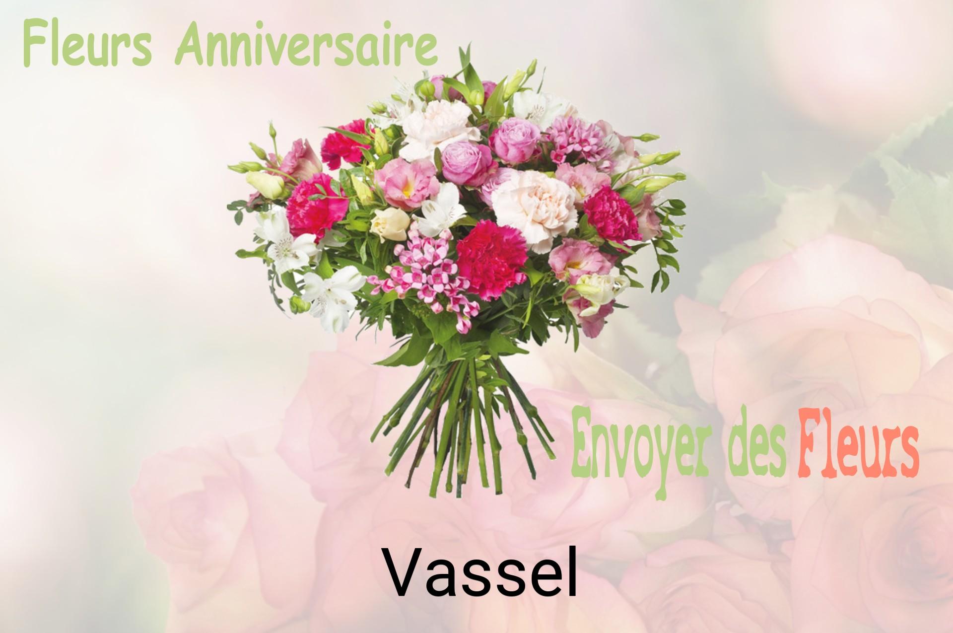 Bouquet de fleurs d’anniversaire livré à Vassel