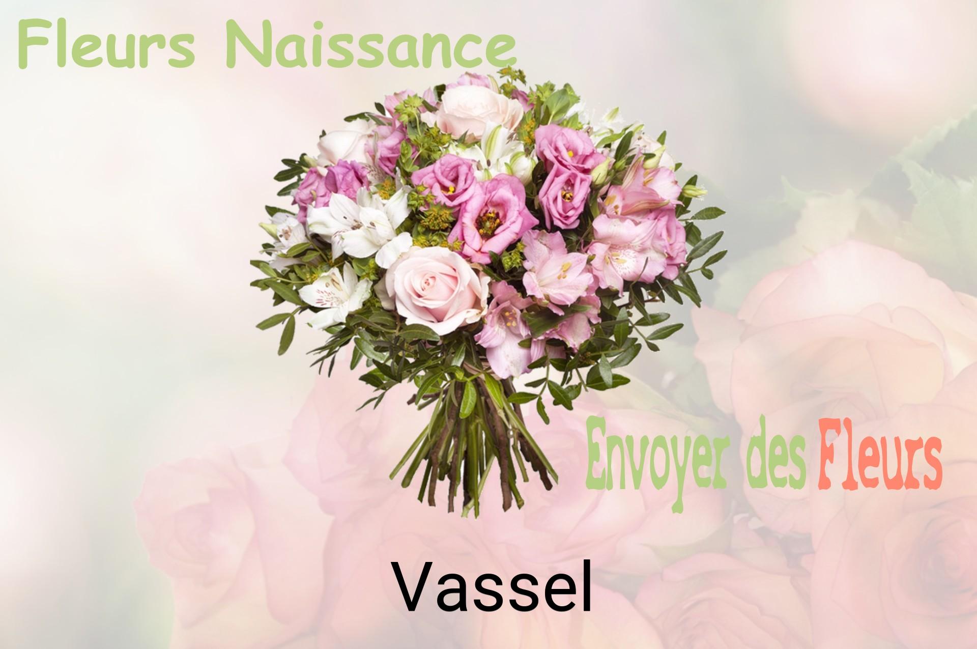 Bouquet de fleurs de naissance livré à Vassel